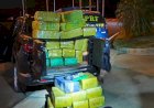 PRF apreende quase 800 kg de drogas após perseguição em Eldorado