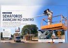 INSTALAÇÃO DE SEMÁFOROS NO CENTRO DE ELDORADO AVANÇA COM MUDANÇAS NO FLUXO DA AVENIDA BRASIL
