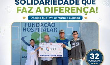 FUNDAÇÃO HOSPITALAR DE ELDORADO RECEBE NOVA DOAÇÃO DE TELEVISOR PARA PACIENTES E ACOMPANHANTES