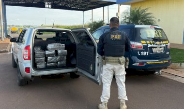 PRF APREENDE MAIS DE 156 KG DE DROGAS E PRENDE DOIS HOMENS NA BR-163 EM ELDORADO
