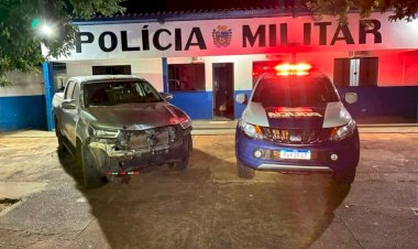 POLÍCIA MILITAR RECUPERA HILUX FURTADA E PRENDE CONDUTOR APÓS FUGA EM ELDORADO