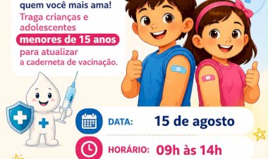 ELDORADO ANUNCIA AÇÃO DE MULTIVACINAÇÃO PARA CRIANÇAS E ADOLESCENTES