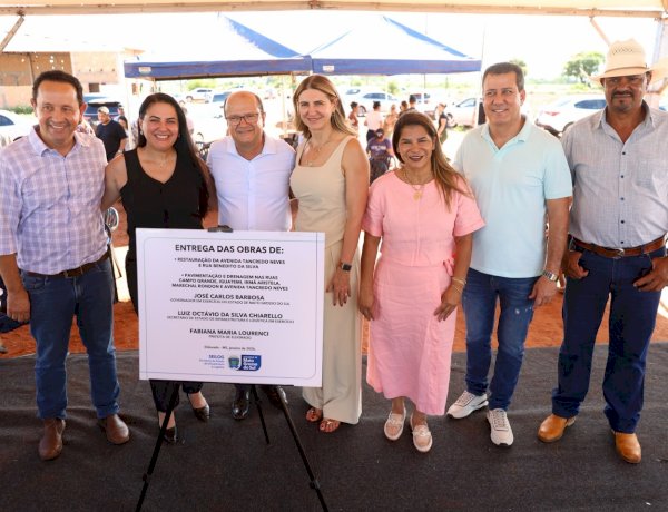 GOVERNO DO ESTADO INAUGURA OBRAS E ANUNCIA NOVOS INVESTIMENTOS EM ELDORADO
