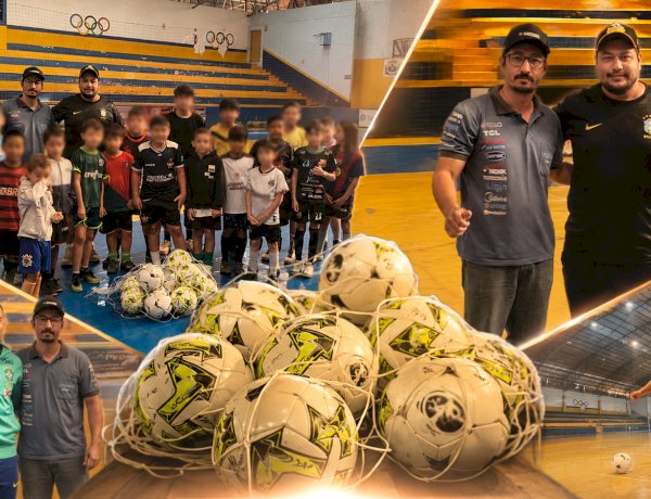 INOVAR CLIMATIZAÇÃO DOA 12 BOLAS PARA CATEGORIAS INFANTIS DE FUTSAL E FUTEBOL EM ELDORADO