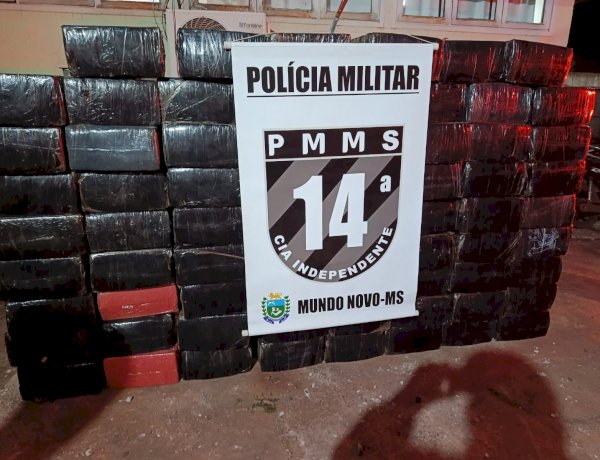 POLÍCIA MILITAR APREENDE MAIS DE 1,6 TONELADA DE MACONHA EM MUNDO NOVO