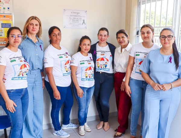 MEMÓRIA DE VERA MARCA HOMENAGEM NO CREAS E REFORÇA ALERTA CONTRA O FEMINICÍDIO EM ELDORADO