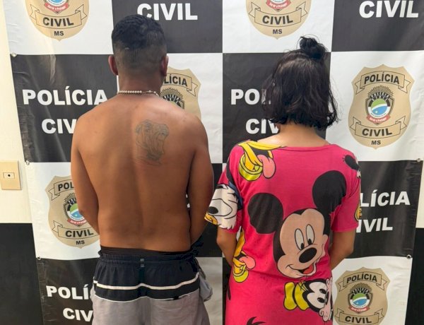 CASAL É PRESO EM FLAGRANTE DURANTE AÇÃO CONTRA O TRÁFICO DE DROGAS EM ELDORADO
