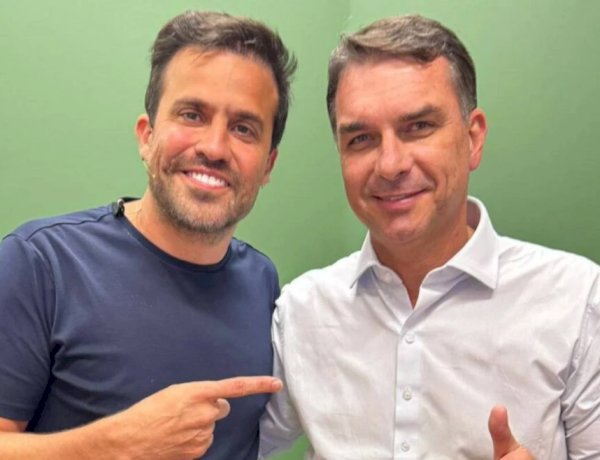 PABLO MARÇAL DECLARA APOIO A FLÁVIO BOLSONARO À PRESIDÊNCIA